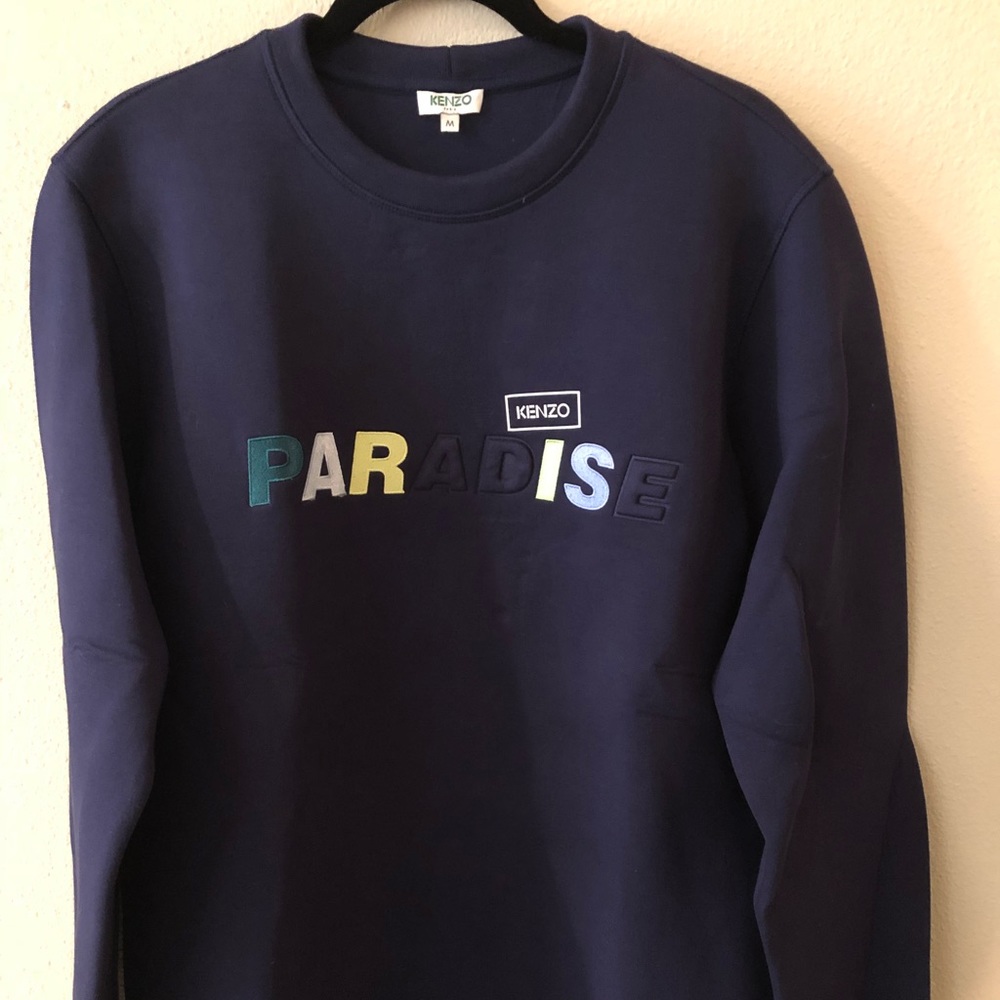 KENZO crewneck neoprene sweatshirt NEVER WORN